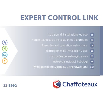 Manuale Termostato Chaffoteaux WiFi EXPERT CONTROL LINK PDF