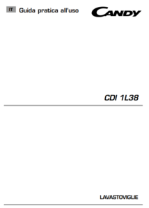 Manuale Candy CDI 1L38-02/T (Italiano - 120 pagine