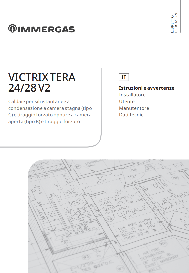 Manuale Caldaia Immergas VICTRIX TERA 24/28 V2 PDF