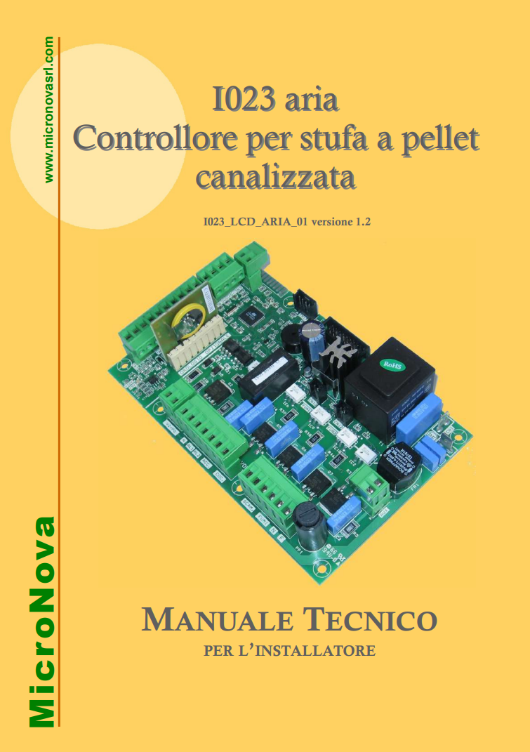 Manuale Micronova I023 PDF