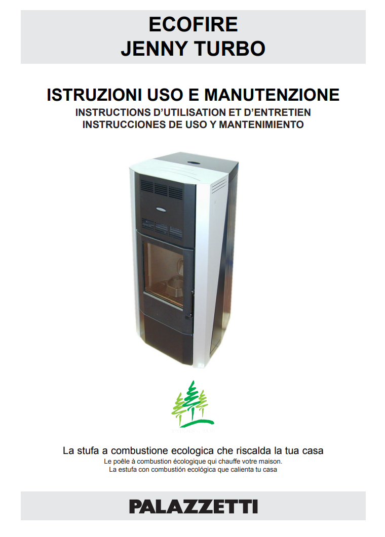 Manuale Palazzetti Jenny Turbo PDF