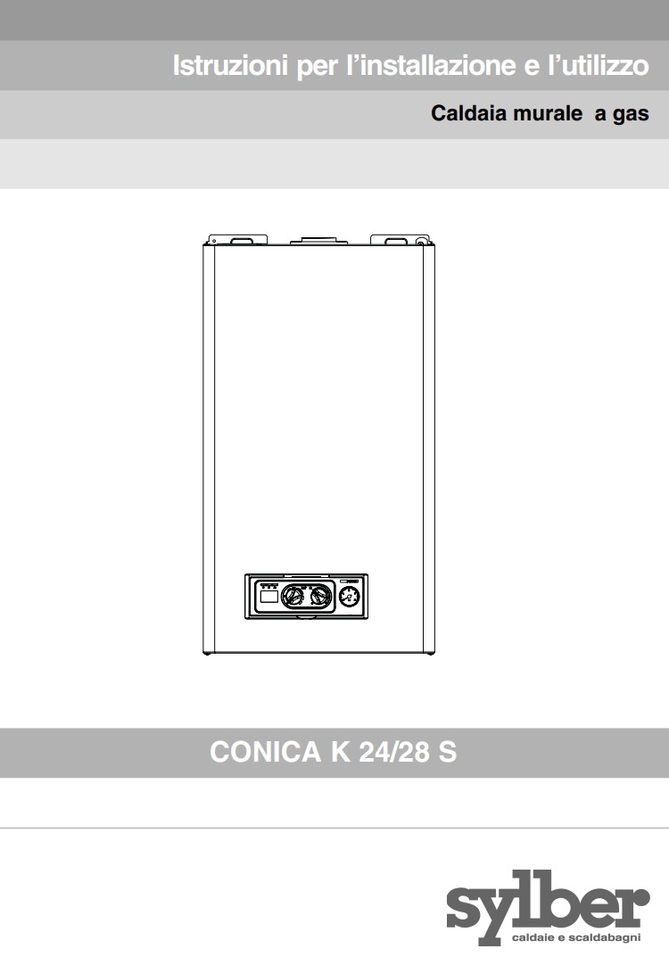 Manuale Caldaia Sylber Conica K 24 - 28 S PDF