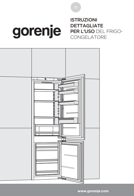 Manuale Frigorifero Gorenje COMBI BI540 ESS PDF