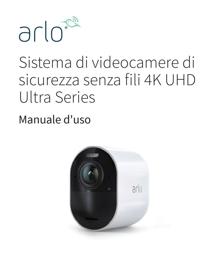 Manuale Arlo VMB4000 - VMB4500 - VMB4540 - VMB5000 PDF