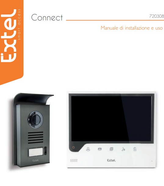 Manuale Videocitofono Extel Connect PDF