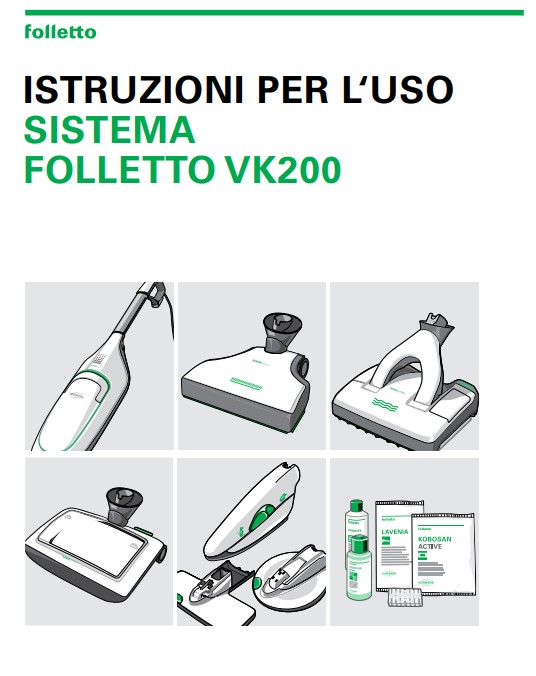Manuale Folletto VK200 PDF