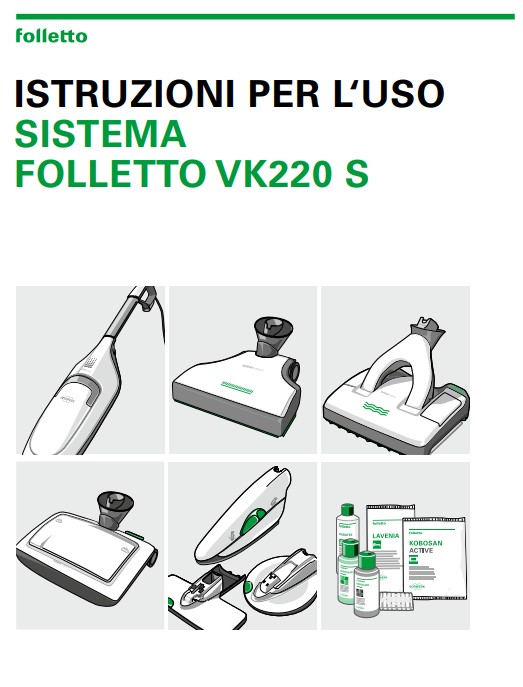 Manuale Folletto VK220 S PDF